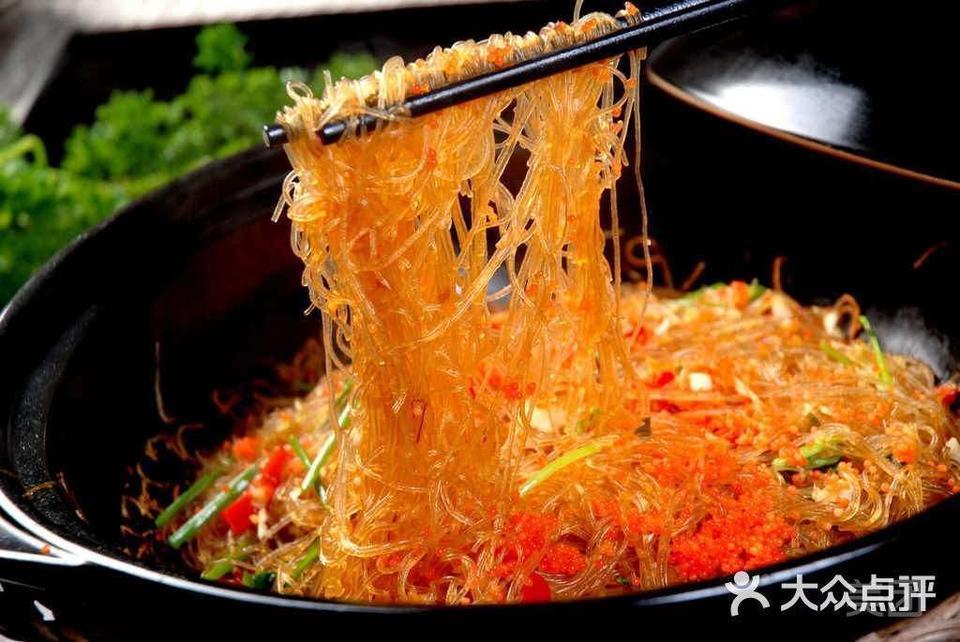 蟹黄干捞粉丝 有机胖头鱼