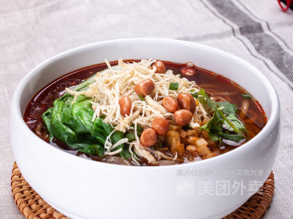 鸡丝酸辣粉图片