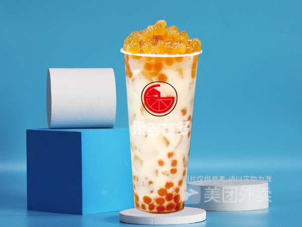 四季春珍珠奶茶图片