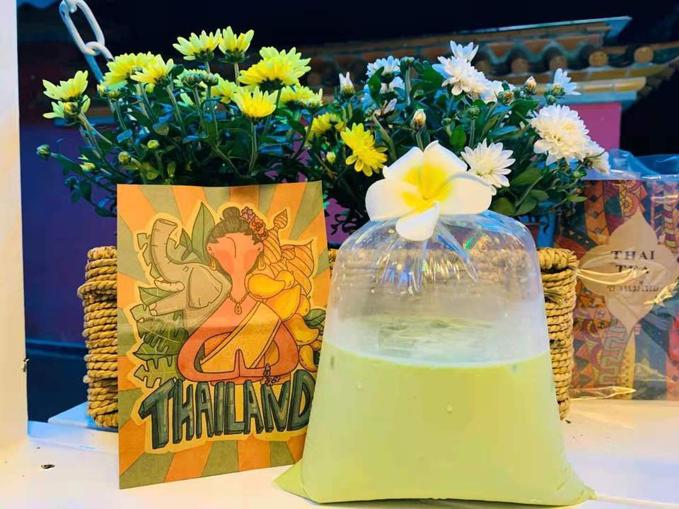 泰式手标绿奶茶图片