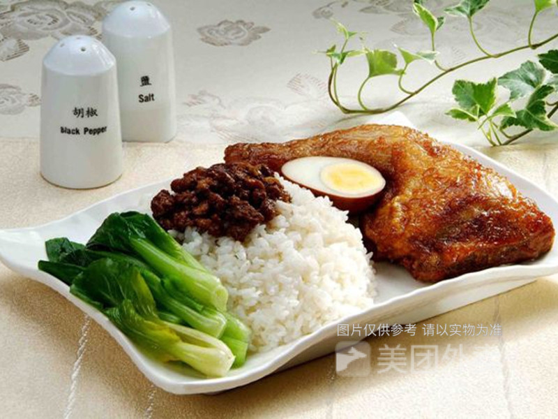 荔枝肉饭十虫草花炖排骨汤图片