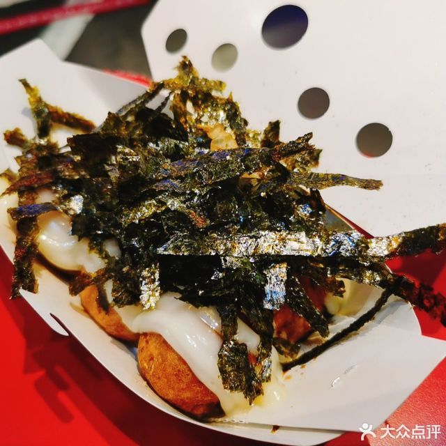 海苔味章鱼小丸子图片