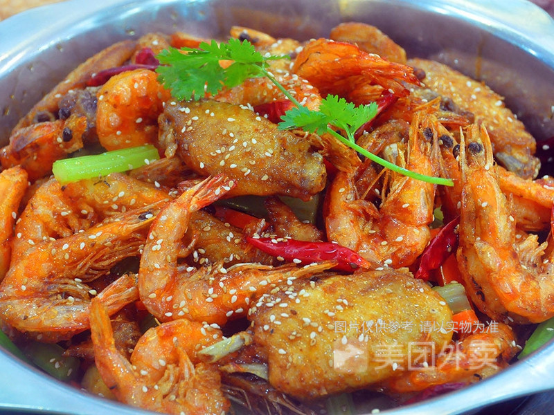 鸡翅香辣虾图片