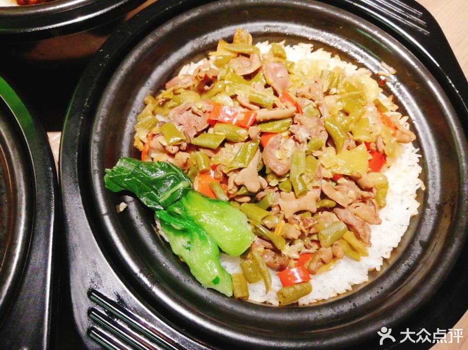 咸豆角鸭杂图片