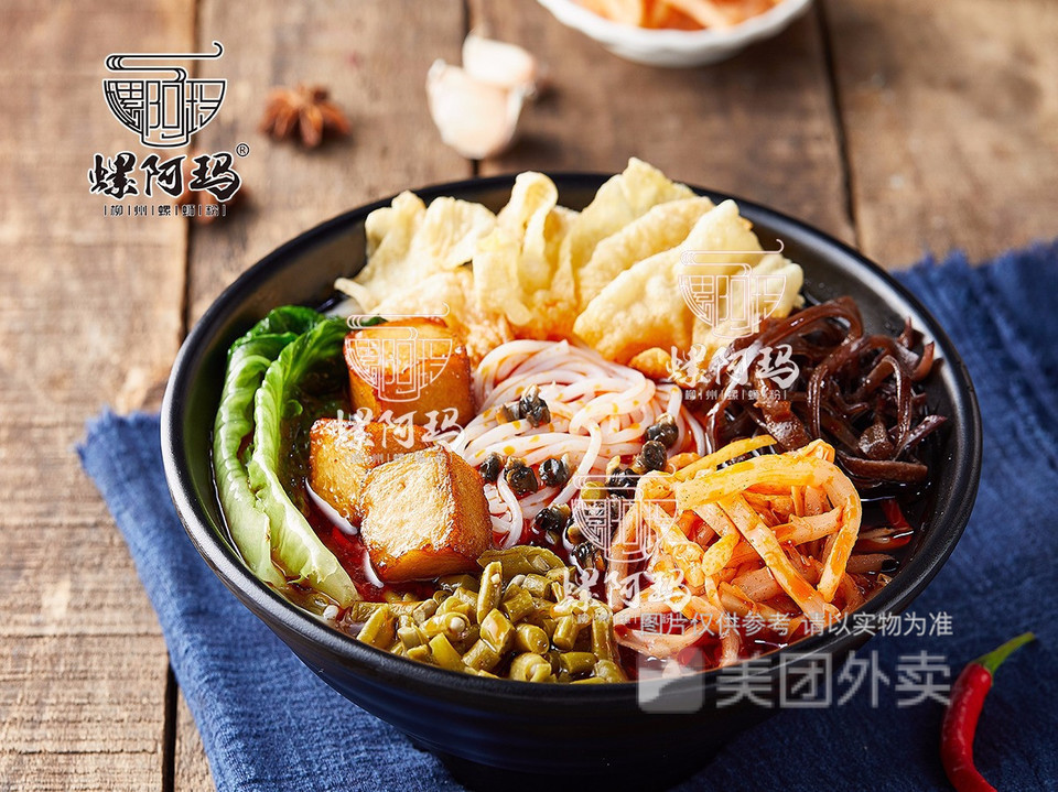 鱼豆腐螺蛳粉图片