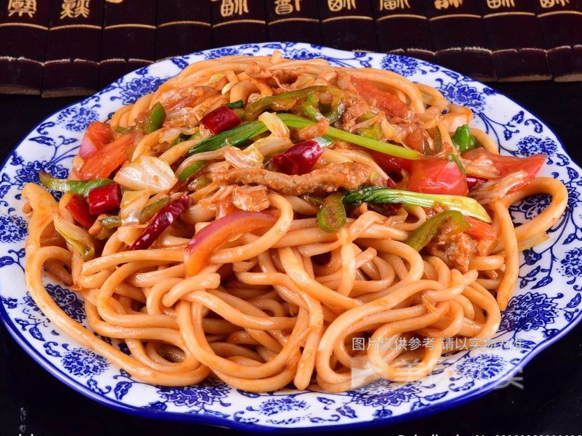 炒拉条图片