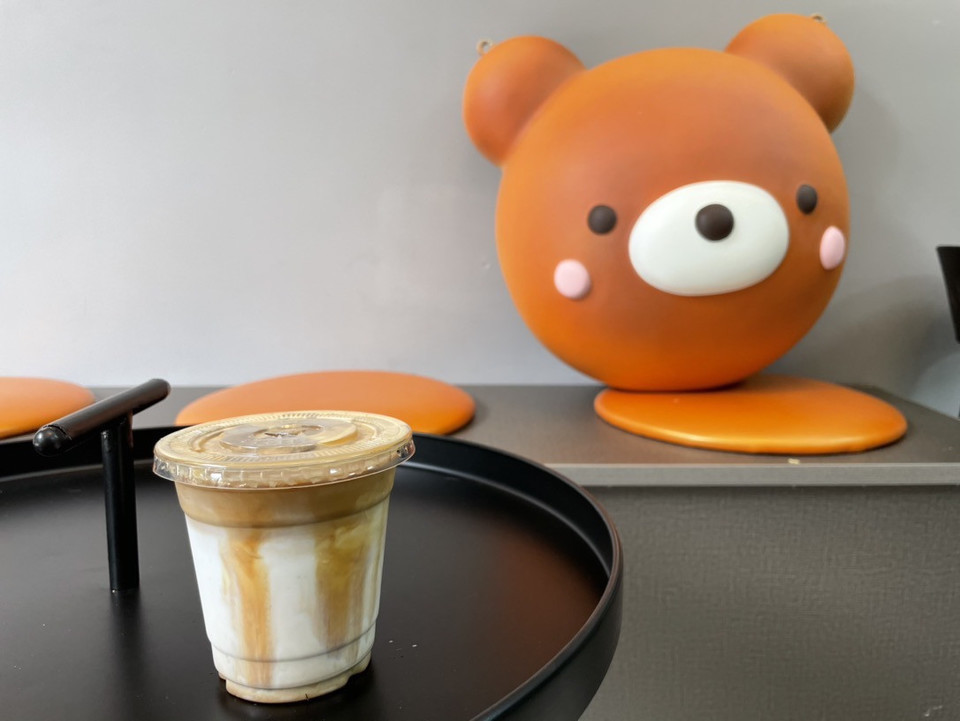 小熊咖啡蛋糕diy