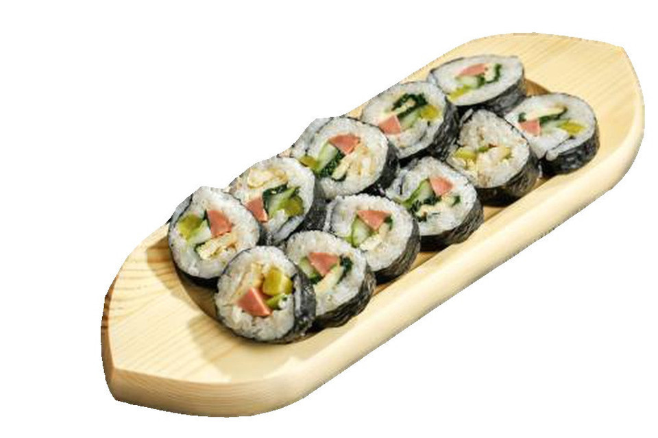 牛肉松紫菜包饭图片