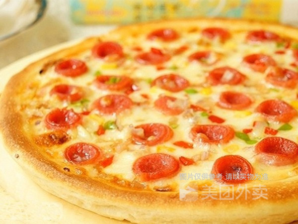 意大利烤肠披萨图片