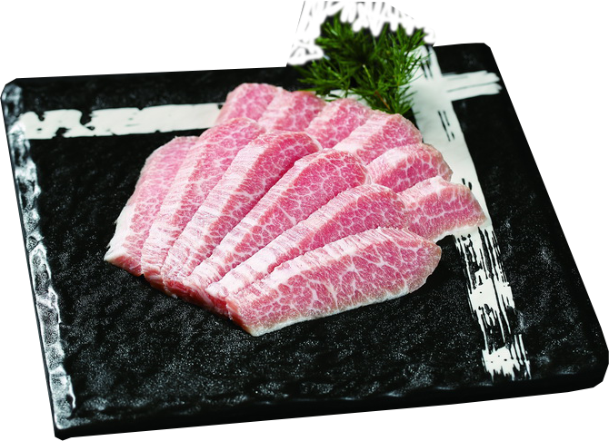 雪花松板肉图片