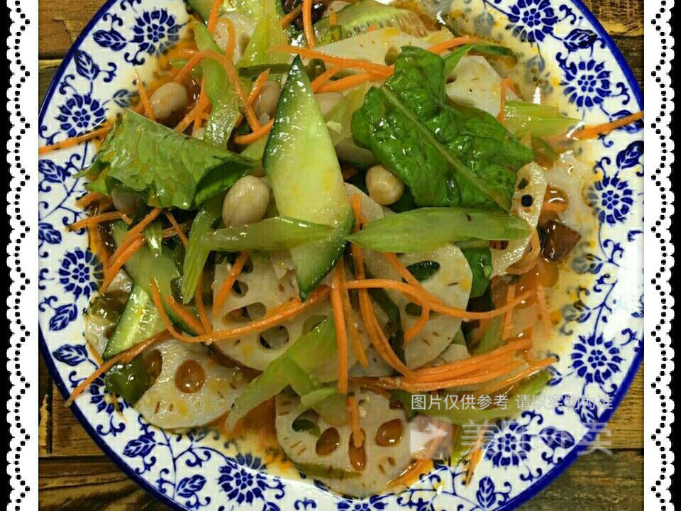 凉拌素拼图片