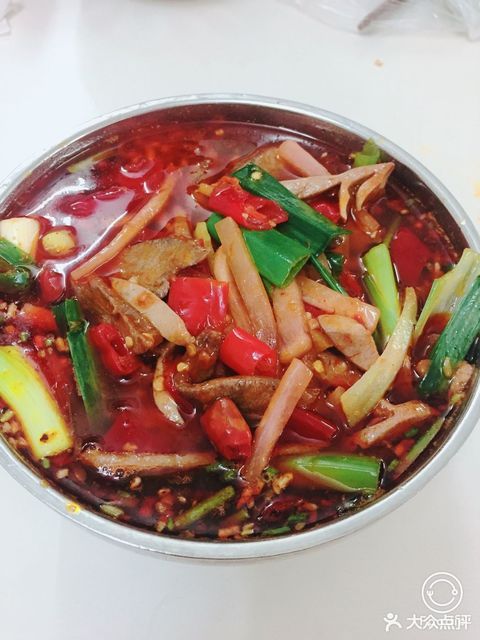 泡椒猪肝面图片