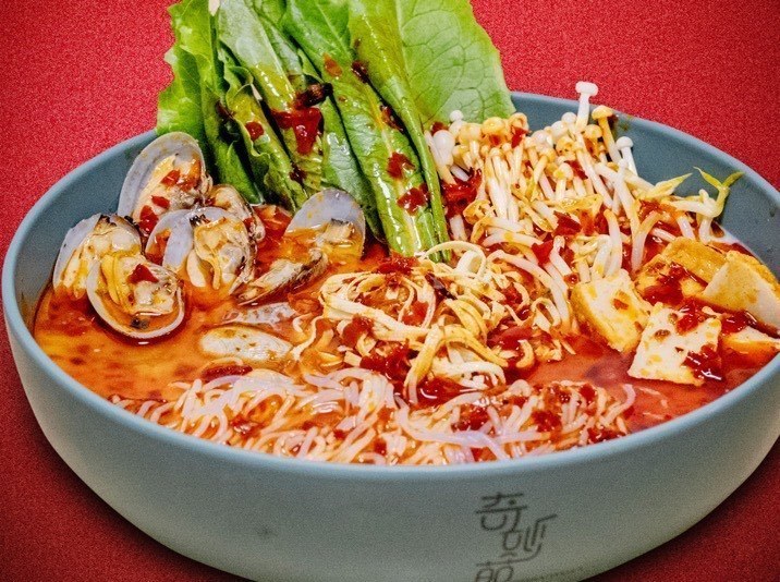 招牌香辣花甲粉图片