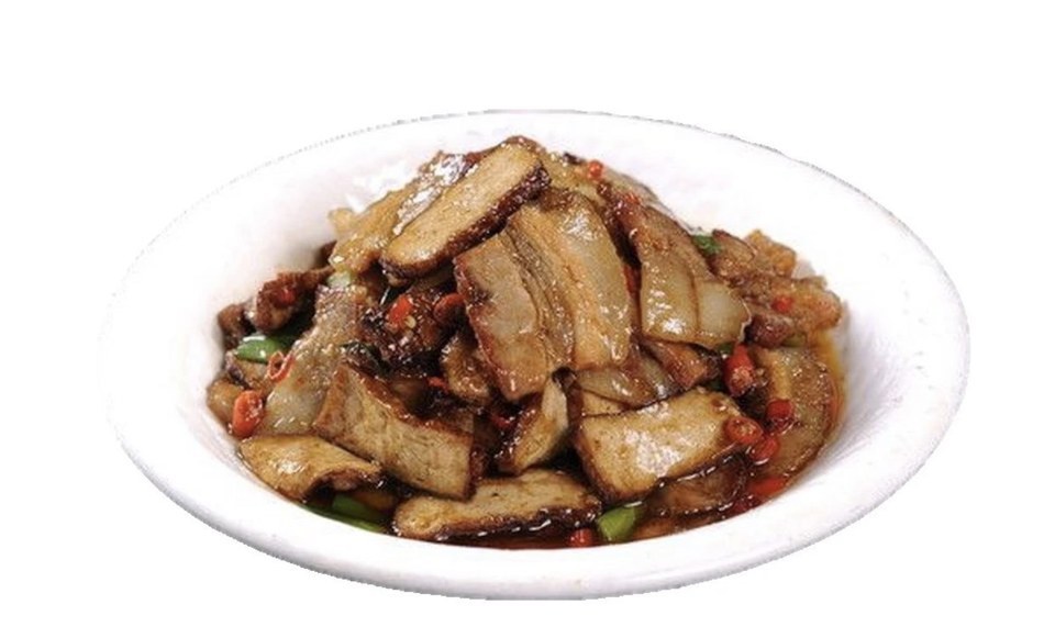 香干回锅肉饭图片