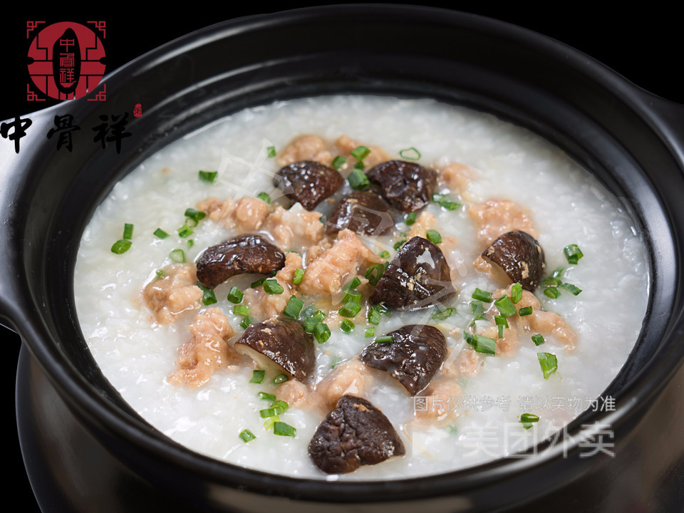 香菇瘦肉粥图片
