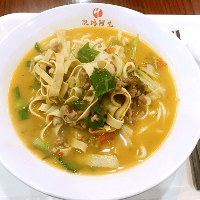 千张肉丝面图片