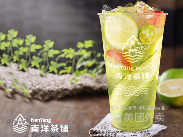 气泡柠檬茶图片