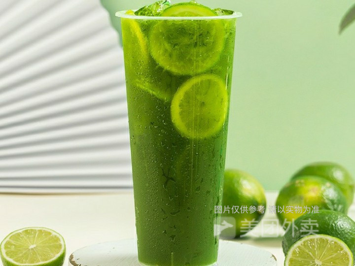 泰绿手打柠檬茶图片