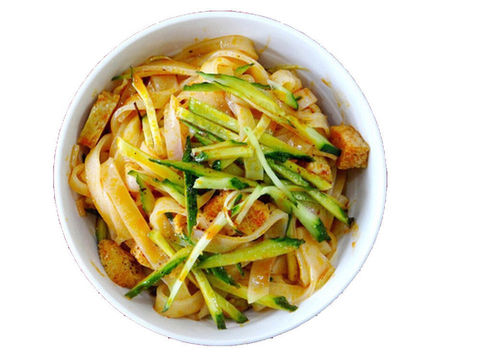 牛筋面凉皮两掺图片