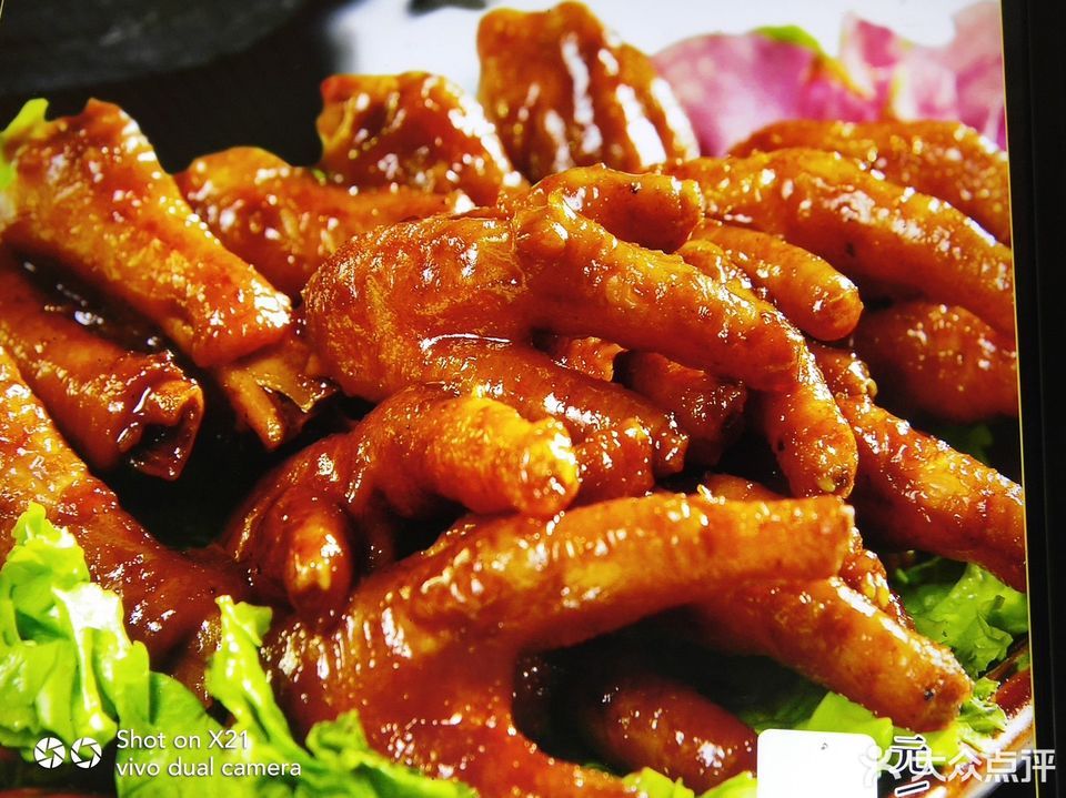 压锅鸡爪图片