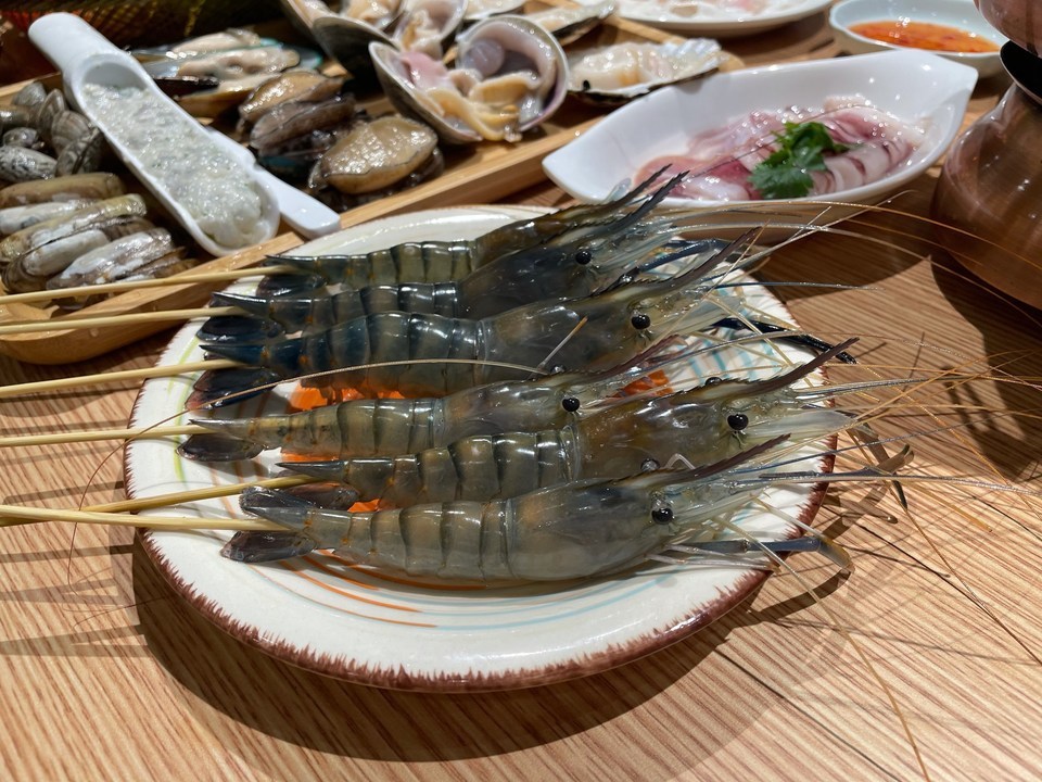 泰国大罗氏虾图片