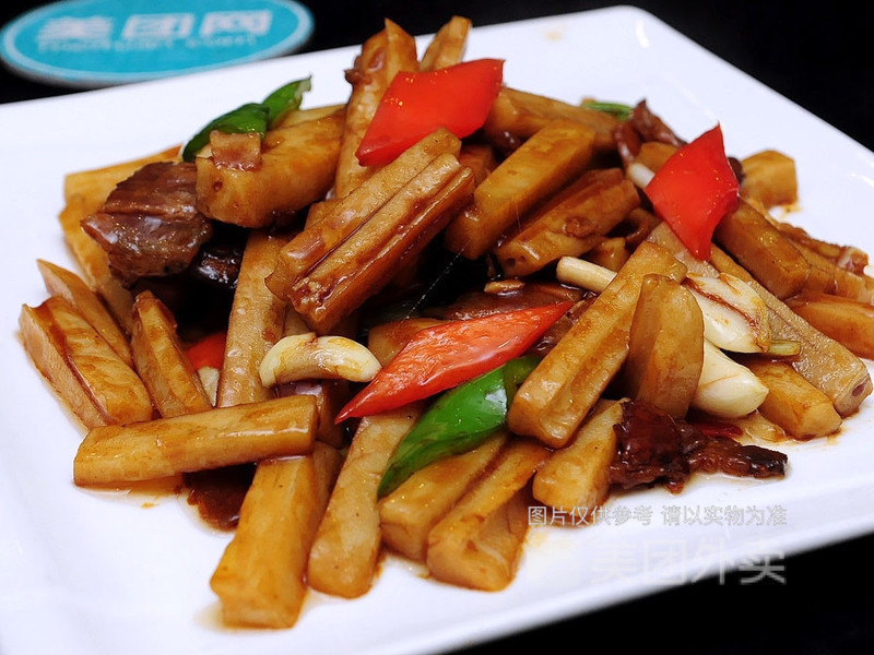 湘味小炒莲藕图片