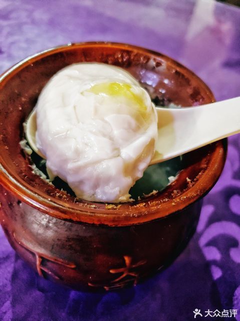 鸡蛋肉饼汤图片