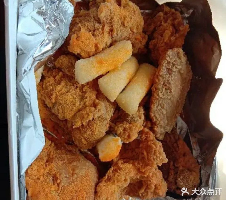 梅子粉炸鸡图片