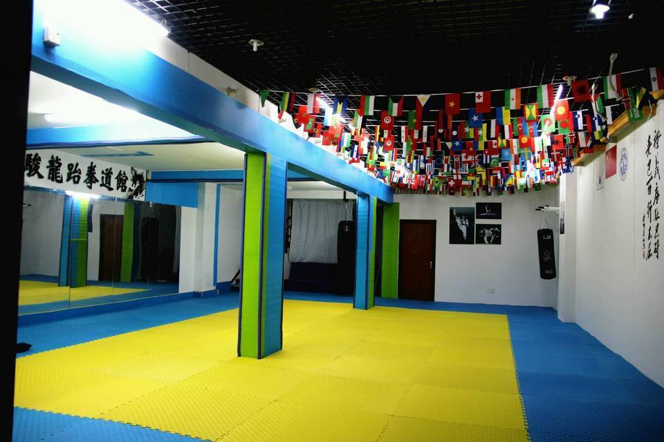 跆拳道场地设施图片