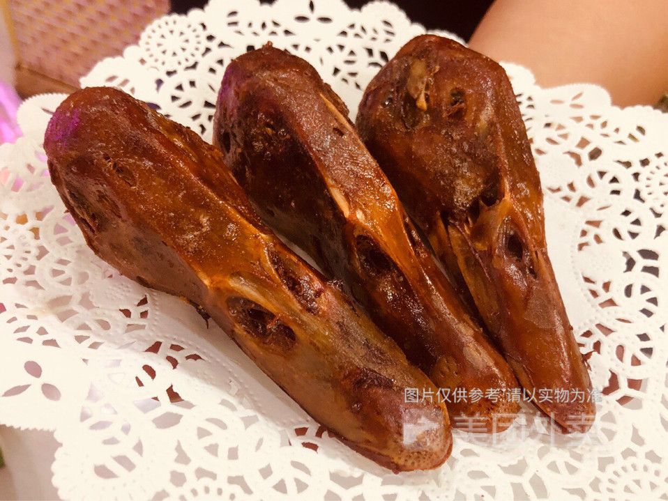 风干鸭头图片