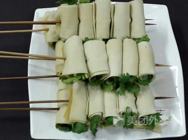 香菜豆皮卷图片