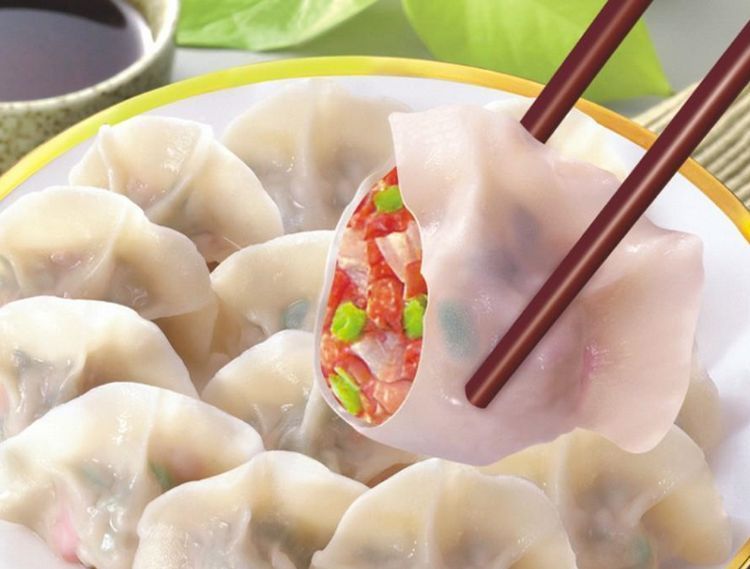 虾三鲜水饺图片