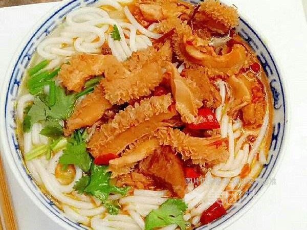 香辣牛肚米线图片