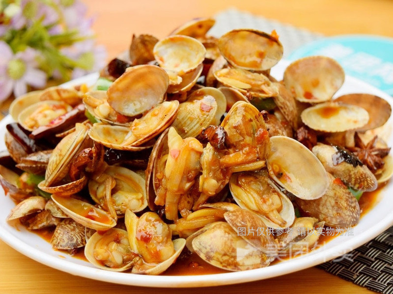 招牌辣卤花甲图片