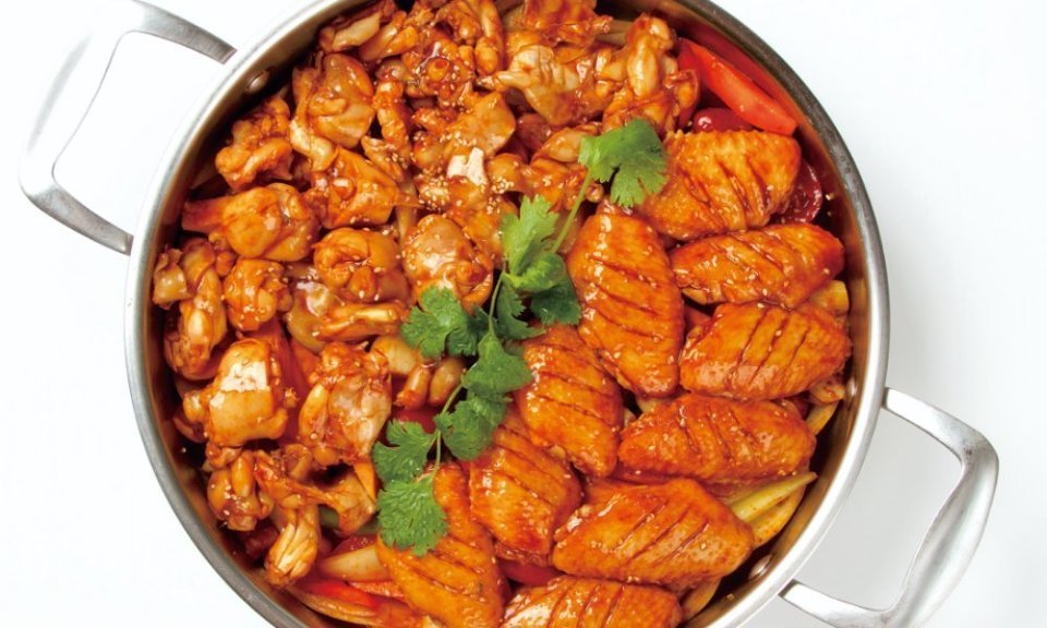 牛蛙拼鸡翅图片