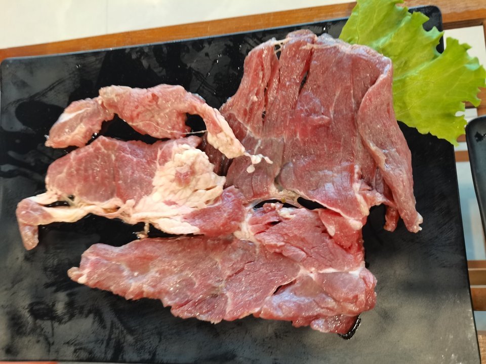 黑椒大块牛排图片