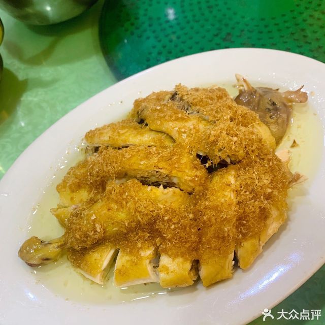 梅州市大益友饭店招牌姜油鸡半只图片