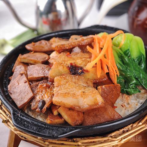 香干回锅肉煲仔饭