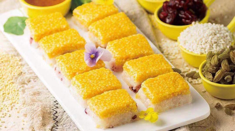 黄米凉糕图片