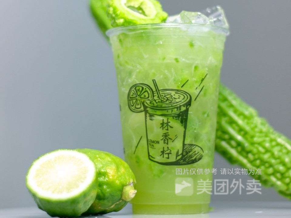 苦瓜柠檬茶图片