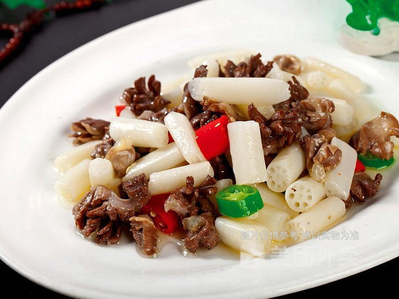 泡藕带炒鸡肫