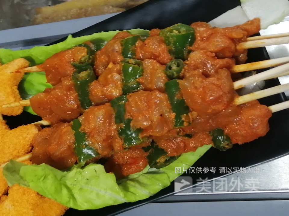 辣椒肉串图片