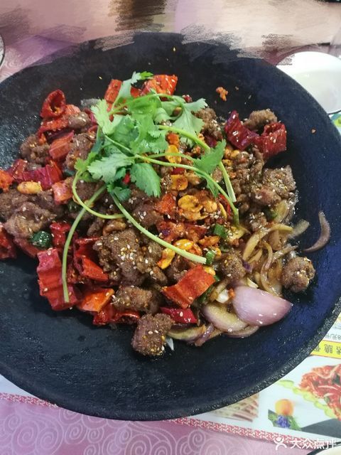 炒烤牛肉图片