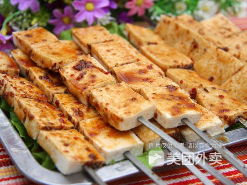 烤千叶豆腐图片