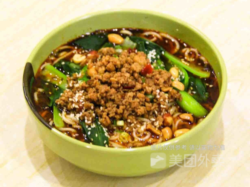 烂肉豇豆面图片