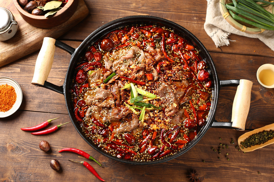 水煮道麻辣水煮牛肉立丰国际店