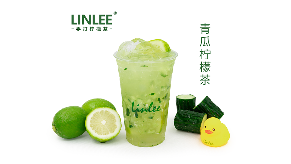 青瓜柠檬茶图片