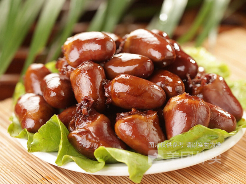 绝味招牌鸭心图片