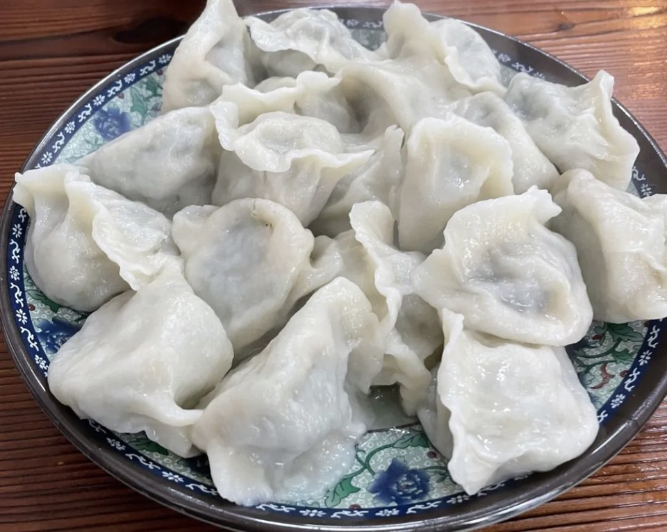 白菜猪肉水饺图片