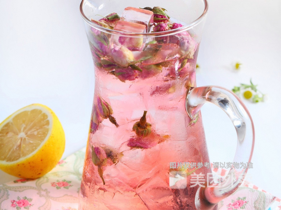 玫瑰柠檬茶图片